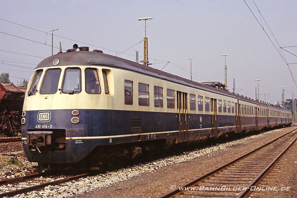 430 114 im Sommer 1984 im AW Stuttgart Bad Cannstatt