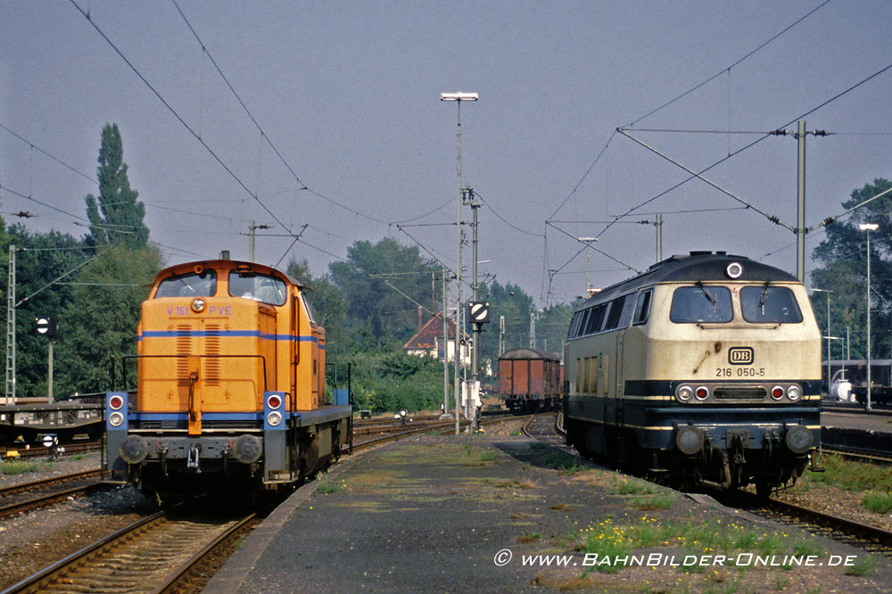 V 161 und 216 050, Bremen-Vegesack