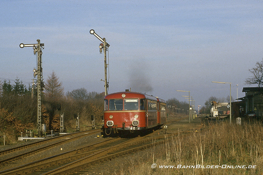 30.12.1989, Bahnhof Deinste (Stade - Bremerv&ouml;rde)